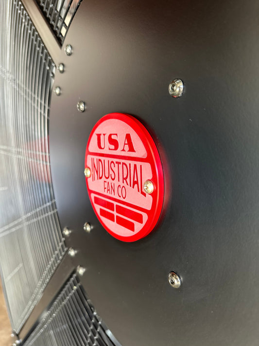 IFC Industrial Fan Co. logo over a background showing powerful industrial fans, representing the difference between residential and industrial air solutions