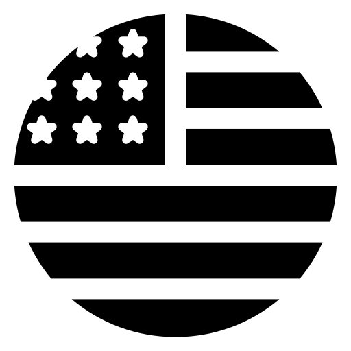 USA Made trust badge icon featuring the American flag, representing American-made industrial fans built for quality, reliability, and performance.